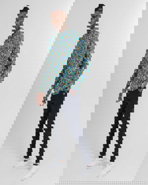 Steel & Jelly Limited Edition Birds Of Paradise Print Long Sleeve Shirt