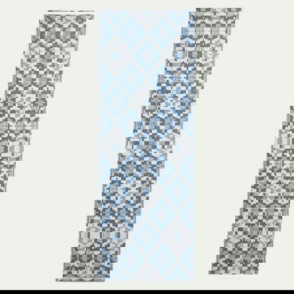 HOMESCAPES Outdoor Rug Luxury Waterproof Reversible Recycled, For Garden, Mia Aztec