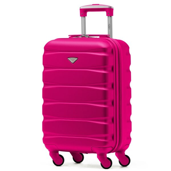 Flight Knight 55x35x20cm Cabin Carry Bag Hard Shell Suitcase 100+ Airline Approved