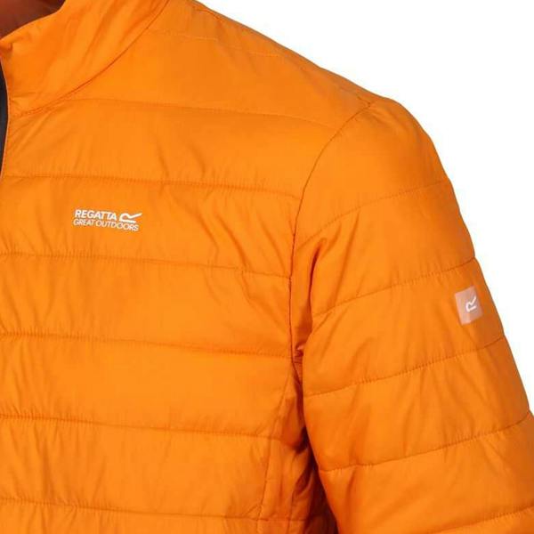 Regatta Mens Hillpack Quilted Insulated Jacket - Orange Peel/Burnt Copper - 