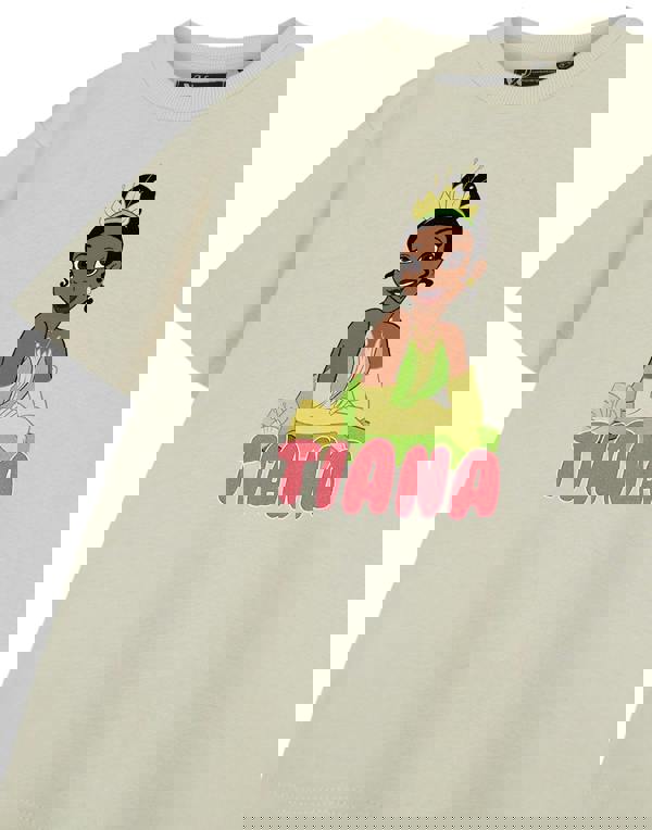 Disney Girls Beige Tiana Short Sleeved T-Shirt