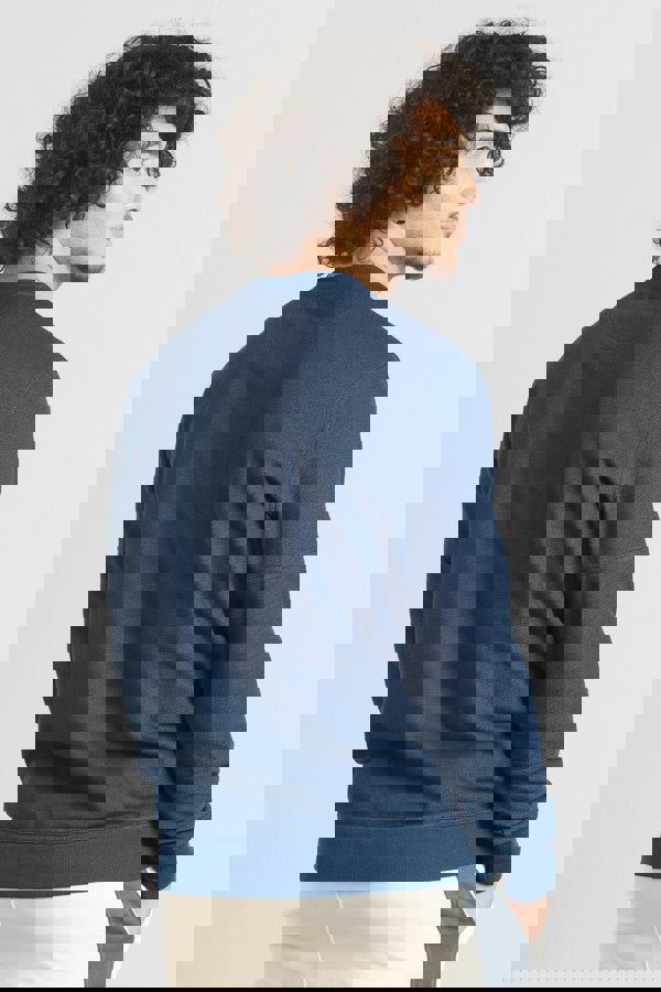 ENORSIA Heavy Pique Terry Crew Neck Sweatshirt