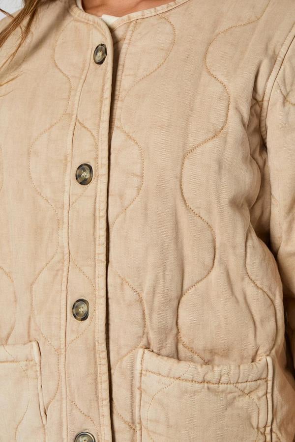 Urban Bliss Washed Quilted Coat