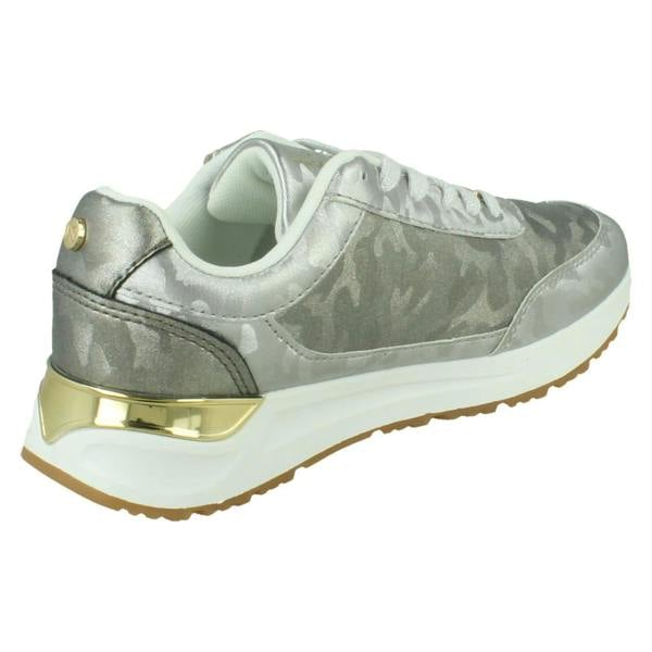 Elle Sport Ladies Elle Sport Leather Lace- up Trainers F7383