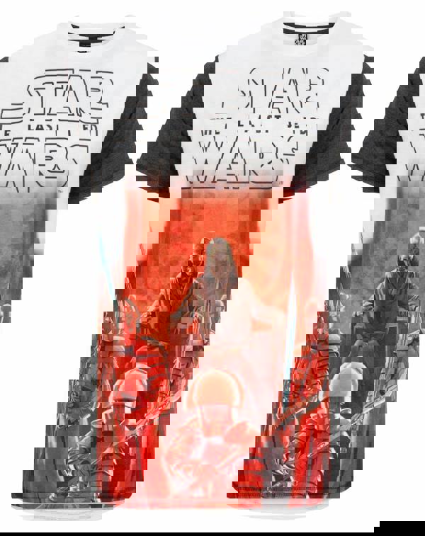 Star Wars Mens White Short Sleeved T-Shirt