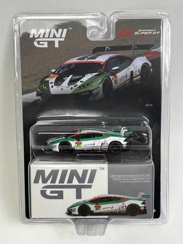 Mini GT Lamborghini Huracan GT3 EVO #87 JLOC 2022 Super GT Series 1:64 Scale MGT00571L