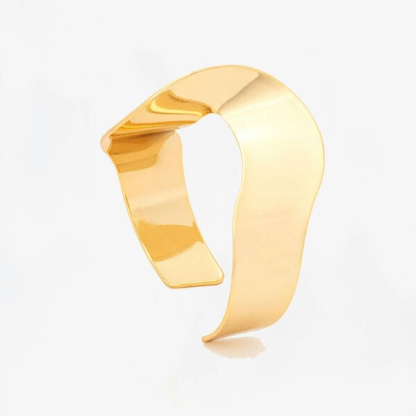 Uchi & Soto Nami Gold Wave Bangle