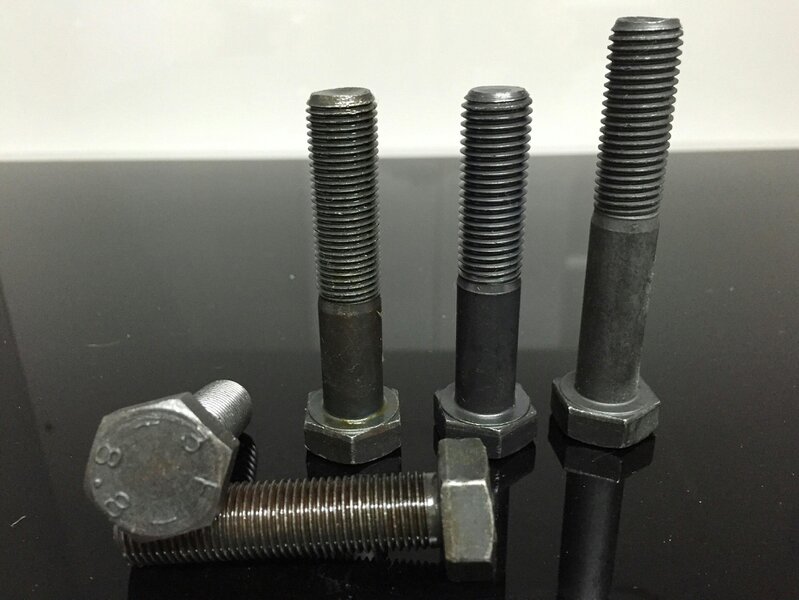 Fixaball UNC 3/4" Hex Bolt Set Screw High Tensile 8.8 Self Colour Black Under 7"