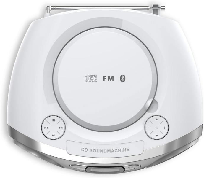 Philips CD Soundmachine TAZ2000, Bluetooth CD FM USB Black - Boombox