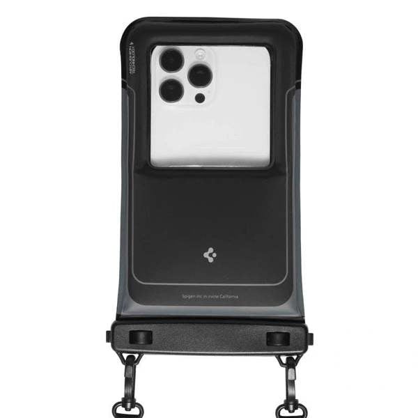Spigen Aqua Shield A611P Universal Waterproof Phone Pouch Up to 7" 2 Pack Black - ACS09348