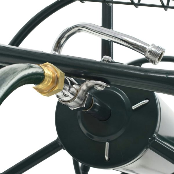 Berkfield Garden Hose Trolley with 1/2" Hose Connector 75 m Steel