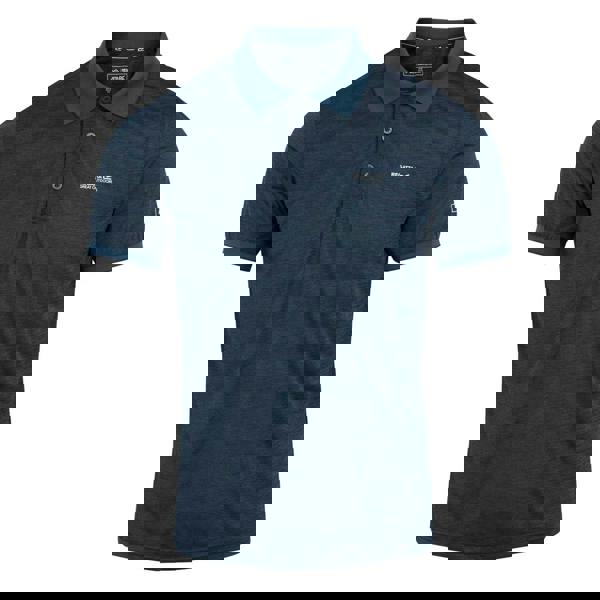 Regatta Mens Remex II Jersey Polo Shirt - Moonlight Denim/Navy - 