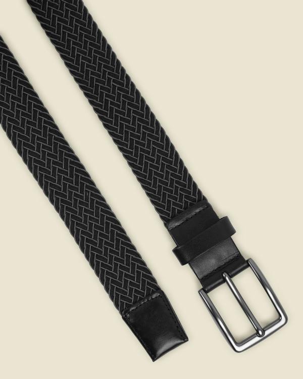 Larsson & Co Berguv - 2-Tone Woven Stretch Belt