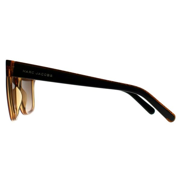 Marc Jacobs Sunglasses 458/S 09Q HA Transparent Brown Black Brown Gradient