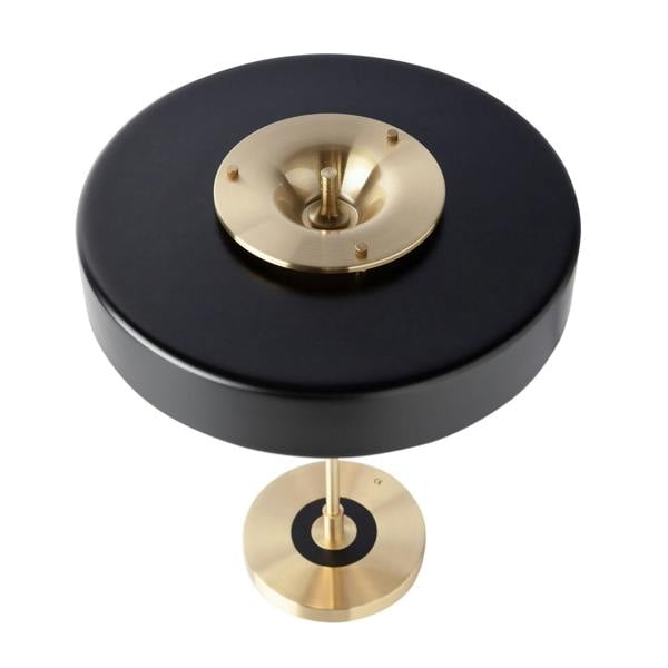 Angel Cerdá Table lamp in gold aluminium and black aluminium 8061
