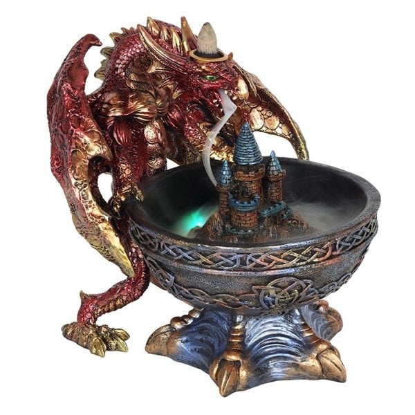Serano Large Dragon Bowl Backflow Incense Burner