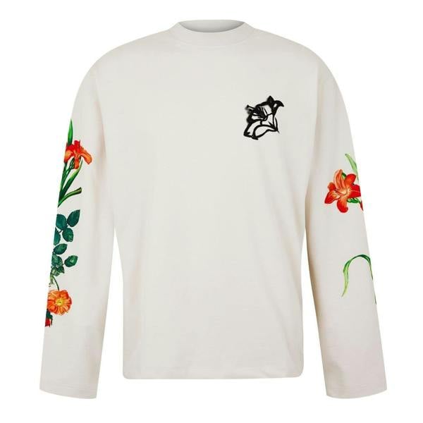 Hugo Mens Floral Long-Sleeved T-Shirt - Floral - 