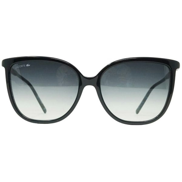 Lacoste Blue Grey Polarized Lens Black Sunglasses