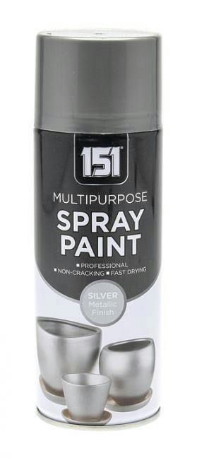 151 Metallic Silver Spray Paint 400ml