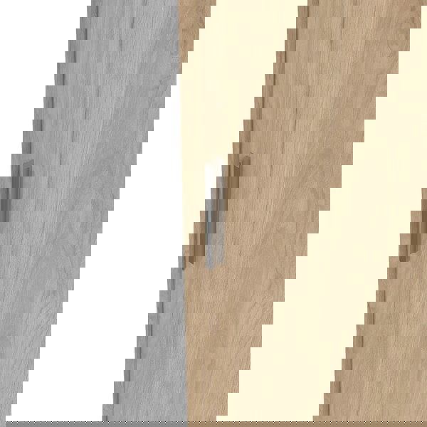 Furniture To Go Naia Wardrobe with 2 sliding doors + 1 door + 3 drawers in Oak structure Jackson Hickory