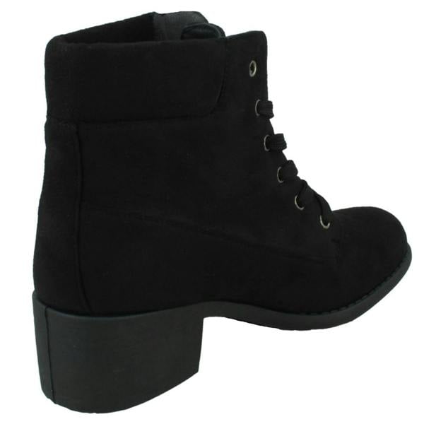 Spot On Ladies Spot On Lace Up Ankle Boot