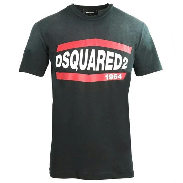 DSquared2 Unisex Adult 1964 Faded Cool Fit T-Shirt - Black