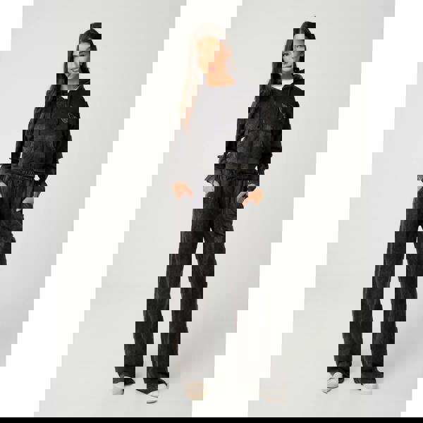 Pink Vanilla Halo Diamante Heart Zip Up Hoodie