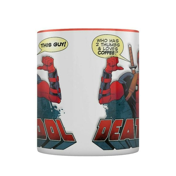 Deadpool 2 Thumbs Mug - Red/White