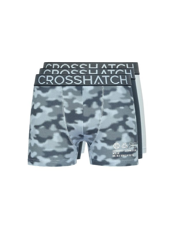 Crosshatch Guillemot Boxers 3pk Navy