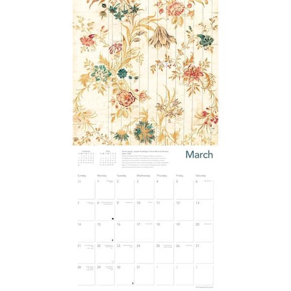 V&A, Spitalfields Silks Calendar 2027, Wall Calendars, Month To View, Art, Gift