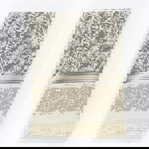 Cotton throw blanket, Smoke