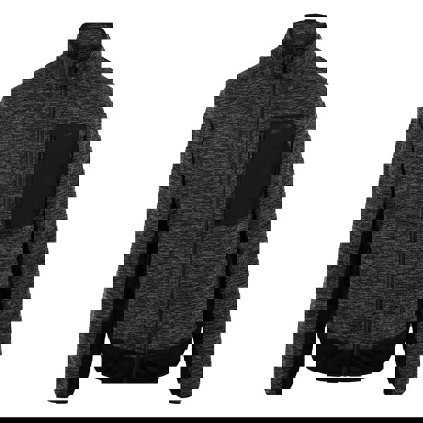 Regatta Mens Baslinn Fleece Jacket - Ash Marl/Black