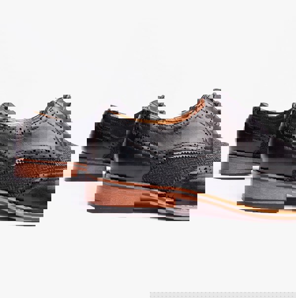 Goor DANIEL Mens Lace Up Brogues Black