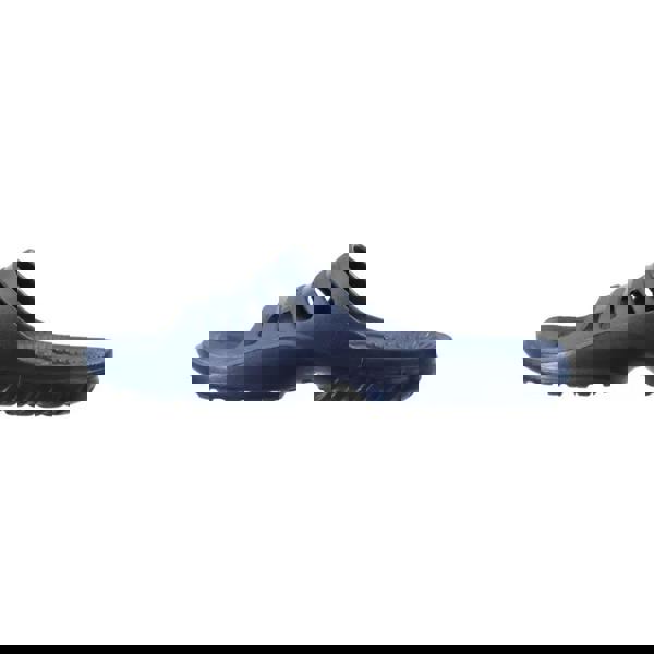 Beco navy pool sauna slippers for men with textured sole and adjustable strap