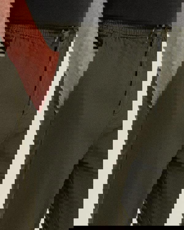 Larsson & Co Drawstring Waist Slim Fit Chino Trouser