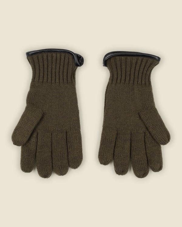 Larsson & Co Knitted Gloves With Fleece Lining