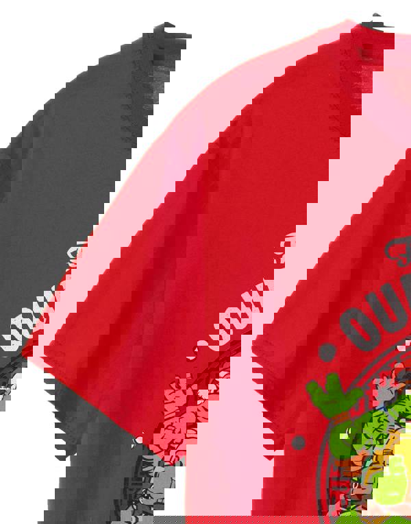 Teenage Mutant Ninja Turtles Mens Red From Our Sewer To Yours Short Sleeved T-Shirt