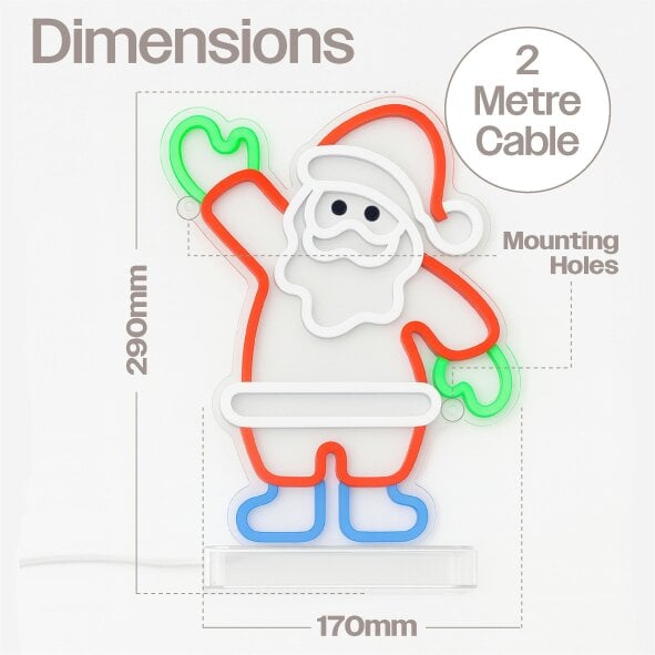 Scotts of Stow Xmas Haus LED Neon Festive Lights
