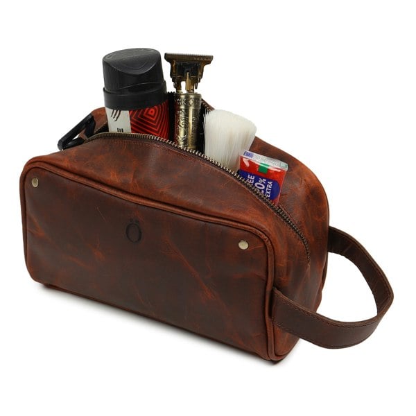 Dötch Club Vintage Leather Dopp Kit