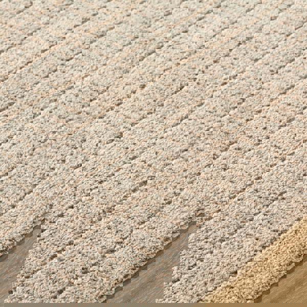 Livabliss Our Pnw Home Cascade-Modern Beige Brown Graphic High Pile Rug