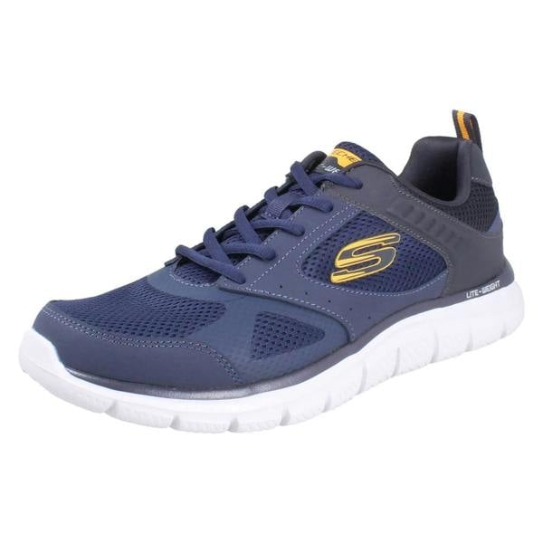 Skechers Mens Skechers Shock Absorbing Lace Up Trainers Syntac 232398