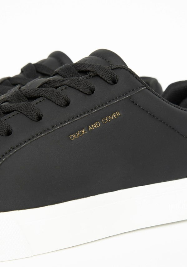Duck and Cover Claspar Trainers Black