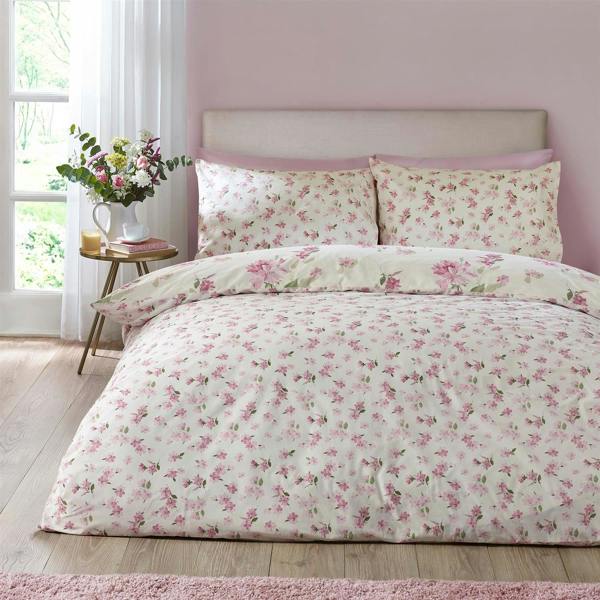 Avebury Floral Cream Duvet Cover Set