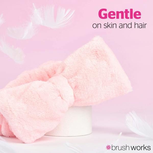 Brushworks Makeup Headband - Pink