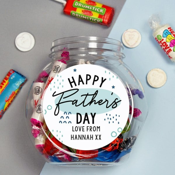 Personalised Memento Company Personalised Father's Day Sweet Jar