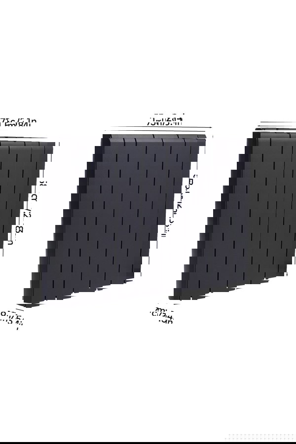 Living and Home 2000W Electric Ceramic Core Radiatore with WIFI and Timer Black