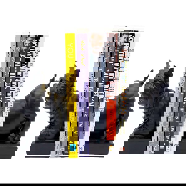 Maison des Cadeaux Black Sausage Dog Bookends