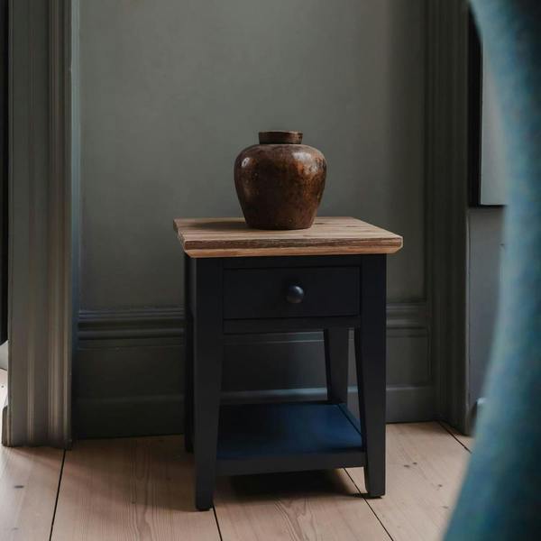 Statement Furniture Florence 1 Drawer Lamp Side Table, Assembled Sofa Table