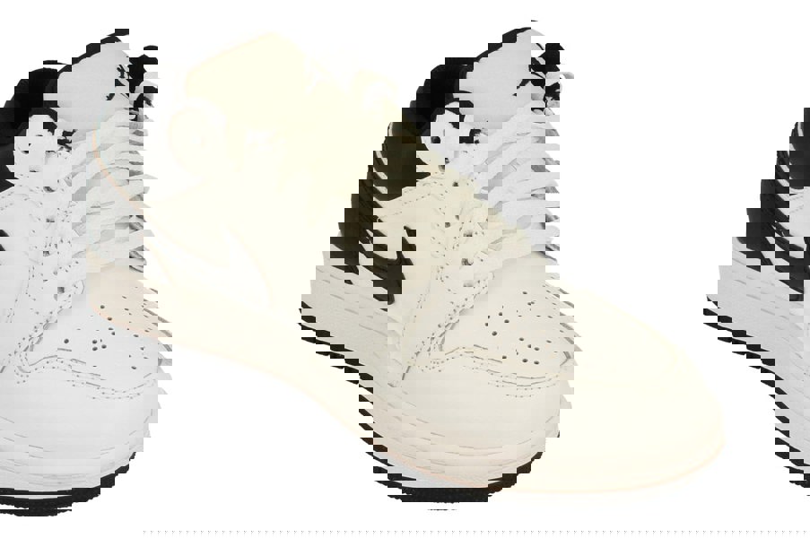 Nike Air Jordan 1 Low Mens Trainers 553558 132 - White Black White 132 - Photo 3