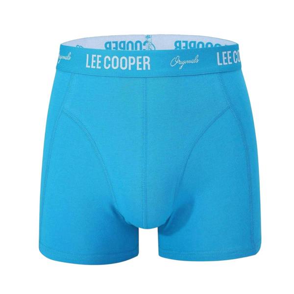 Lee Cooper Mens Cooper Essential Boxer Shorts (Pack of 5) - Black/Navy/Grey Marl - 